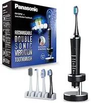 [Panasonic] EW-DP52-K803 Rechargeable Electric Toothbrush with Double Sound Vibration 1 Hour Charge Time