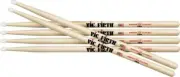 3-Pair American Classic Hickory Drumsticks 5B with Nylon Tip for Enhanced Sound