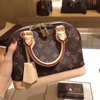 在飛比找蝦皮購物優惠-LV Monogram 帆佈 M53152 Alma BB 