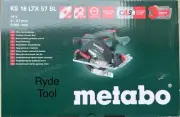 Metabo 18V 165MM(6-1/2") Circular Saw, 611857850. AU STOCK.