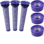 Hygieia 3 X Filter Kits For Dyson V7 (Sv11 Sv37) & V8 (Sv10 Sv25) Vacuum Cleaner