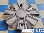 AZARI Wheels # W-580-1 . Custom NEW CHROME Wheel Center Cap [74] (QTY. 1)
