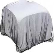 LRXIYODE Mosquito Net Cover for Strollers and Carriers Fit Insect Protection Mesh Black with Elastic Edging for for Cradles and Buggies