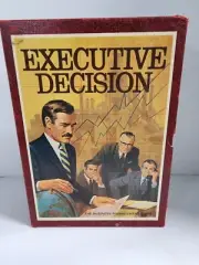 Vintage Executive Decision Board Game - By 3M 1971 - Complete