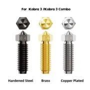 Upgraded 0.4mm Nozzle for Anycubic Kobra 3 Volcano 3D Printer Accessories Parts