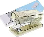 jojofuny 1 Set Mini Stapler Hands Mini Stapler Hand Portable Handheld Desk Pink Clear Staples Office Stationery Aesthetic Stationery Home Accessory Plastic Green