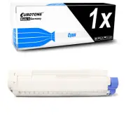Eurotone Cartridge Cyan for OKI C-821-DN C-801-N C-821-N C-801-DN