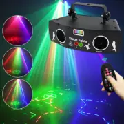 15W 3-In-1 Pro Led Stage Laser Lighting RGB DMX Strobe Scan Animation Projector