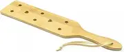 Bamboo Paddle Lightweight Wooden Paddle for Light Spanking Crafts DIY Play (A)