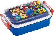 Skater RBF3ANAG-A Lunch Box, 15.9 fl oz (450 ml), Super Mario, 23, Antibacterial, for Kids, Made in Japan