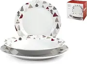 HOME Wing Table Set 18 Pieces, Winterly, Porcelain