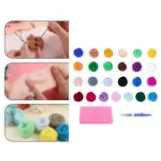 Needle Felting Supplies with Felting Needle Pen Wool Felted Tool for Beginner