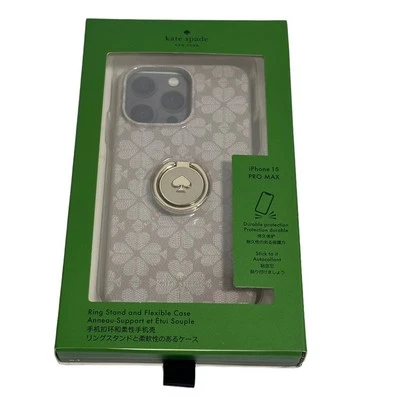 Kate Spade Spade Flower Stability Ring And Case iPhone 15 Pro Max
