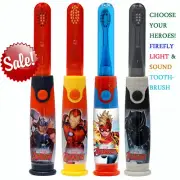 Firefly Avengers Light & Sound Timer toothbrush Thor/Ironman/BPanther/CapMarvel