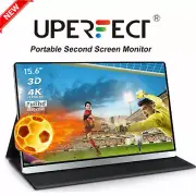 UPERFECT 15.6inch 4K Ultra Slim HDR Portable Monitor IPS 3840x2160 for HD Type C