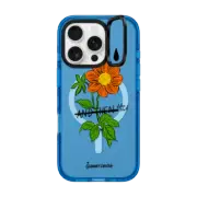 iPhone 16 Pro Impact Ring Stand Case MagSafe Compatible Danny Sangra- And Then Flower