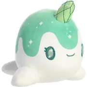 Aurora World Plush - Tasty Peach - EMERALD CRYSTAL NOMWHAL (7 inch) Stuffed Toy