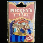 LE 300 Chip and Dale & Clarice Daredevils Mickey Circus Cannon WDW Disney Pin