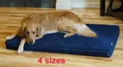 Durable Waterproof Orthopedic MEMORY FOAM Dog Bed Pad w/ removable Denim cover