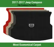 Lloyd Velourtex Cargo Carpet Mat for 2017 Jeep Compass w/Jeep Grill Logo (for: Jeep)