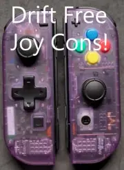 DRIFT FREE Custom Nintendo Switch Joy Con Controller! Nintendo 64 Atomic Purple