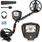 SUNPOW Metal Detector, IP68 Waterproof Coil, Identify 9 Types of Metals, High...