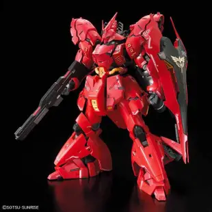 【BANDAI 萬代】RG 1/144 #29 MSN-04 SAZABI 沙薩比 赤色彗星(萬代模型 模型玩具 組裝模型 鋼彈模型)