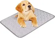 Toyvian Summer Pet Cooling Mat Lightweight Ice Seat Cushion for Dogs Cats Scratch Resistant Rapid Heat Dissipation S Gray