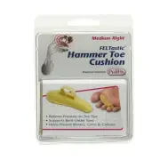 Pedifix Hammer Toe Cushion Soft Felt Bent Under Toes Support Medium Right 1ct
