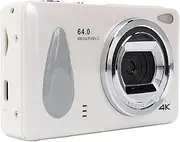 Digital Camera, Autofocus 4K Vlogging Camera, 64MP Portable Compact Point and Shoot Digital Cameras with 18X Zoom LED Fill Light, for Boys Girls Kids (-2214250010612)