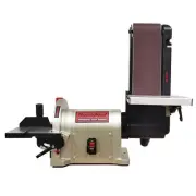 BUCKTOOL Direct Drive Bench Belt Sander, 4x36 in Belt and 8 in Disc Sander, 3...