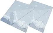 GRIRIW 2-Piece Bunk Bed Curtains Privacy Cloth Woven Voile Dormitory Draperies 1.15m High Snow for Bedroom Decor