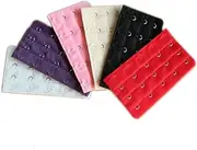 [WRITWAA] 5 Pack Bra Extender 3 Rows 5 Hooks Extenders Bra Extension Straps for Comfortable Fit Nylona Material for Pregnancy