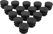 1set Round Plastic Cover Furniture Leg Plug Inserts for Quiet Floor Protection Ribbed Design Easy Assembly Reduces Noise and Dirt Ingress Suitable for Chairs and Tables 100pcs
