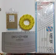 Flower Loom, Dritz Ezy Hem, Alphabet Stencils, EZ Quilting Stars & Tumbling Blo