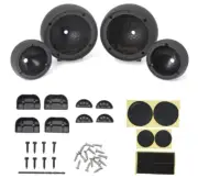 Tweeter Pods Midrange & Tweeter 2-Way Speaker Bracket Mount Enclosure Plastic