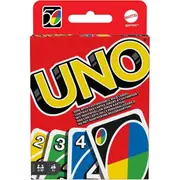 UNO - Classic Colour & Number Matching Card Game - 112 Cards - Customizable & Erasable Wild Cards - Special Action Cards Included - for Kids 7+