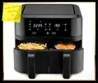9L Twin Air Fryer Electric Portable Bench Top 11 Pre-set LED Control Air Fryer