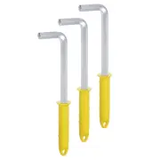3pcs Hex Key Wrench 14mm L-Shape Hexagon Metric Wrenches with Non-slip Handle