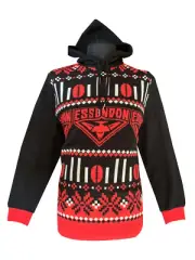 Essendon Bombers AFL Mens Ugly Hooded Sweater by Sporting House