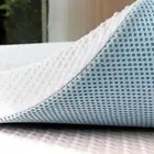 3 Inch Gel-Infused Memory Foam Mattress Topper Cooling Bamboo Removable Cover