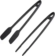 Westmark 286922E7 Roasting/Serving Tongs and Barbecue Tongs Set of 2 Plastic Length 29 and 33 cm Black