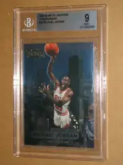 BGS 9 1997 1998 MICHAEL JORDAN METAL UNIVERSE CHAMPIONSHIP MJ CHROME 23 CARD