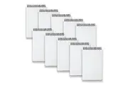 10pc Spirax P563a Writing PP Notebook Notepad School Stationery 200-Pages Black