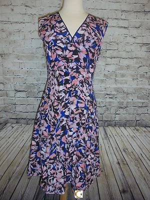 J CREW SILK PLATED DRESS IN HIBISCUS PRINT NWT 4 #F0074