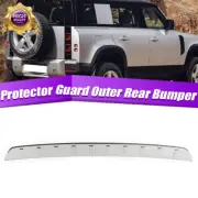 Silver Rear Bumper Molding Trim Protector For Land Rover Defender 90 110 2020-24 (for: Land Rover)