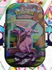 Pokemon Prismatic Evolutions SV 8.5 Mini Tin Espeon Pre-Release New Sealed
