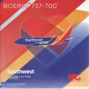 NGM77043 1:400 NG Model Soutwest Airlines B737-700(W) Reg #N221WN Heart Livery