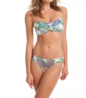 NWT $144 Trina Turk Finding Dory Sz 10 Bandeau & Sz 12 Shirred Hipster