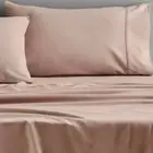 Sheridan Dusty Pink Flannelette Sheet Set. Queen Or King Cotton Flannelette Sets